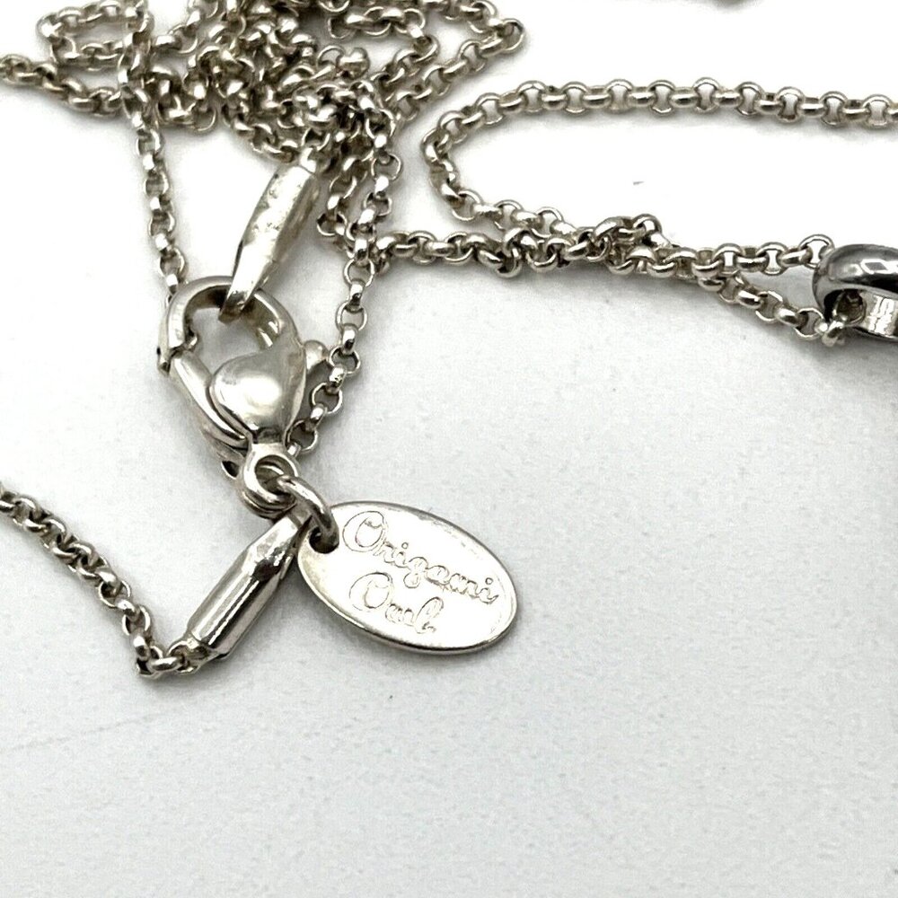 Origami Owl Locket Necklace Inspirational Charm Crystal Love Infinity 32" - Picture 6 of 8